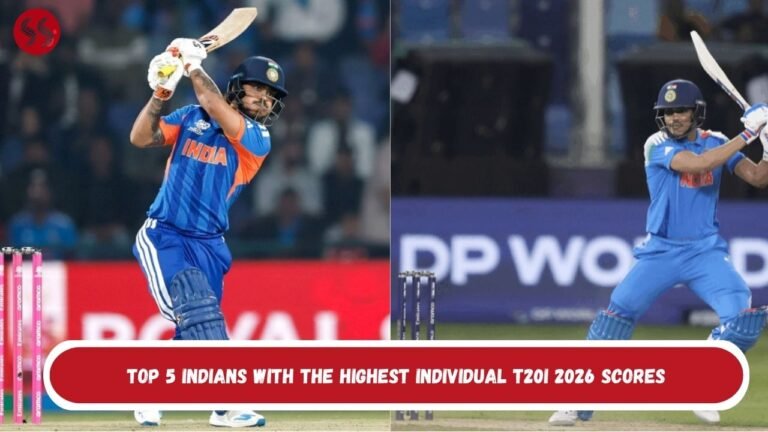 Top 5 Indians with the Highest individual T20I 2026 scores