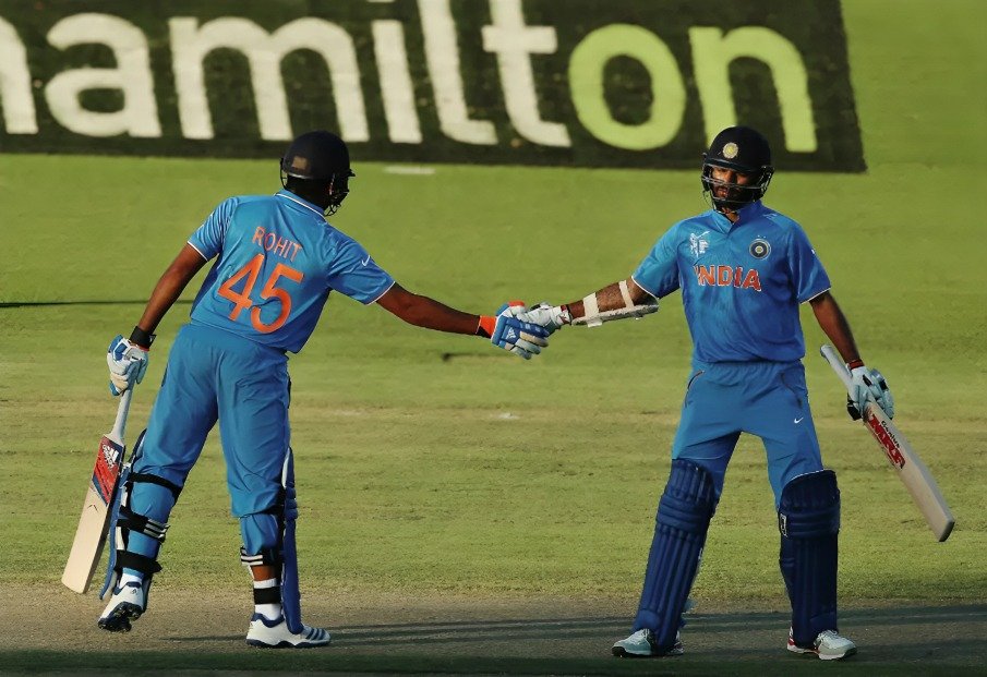 Top 5 Record Breaking Partnerships Between Rohit Sharma And Shikhar Dhawan In International Cricket 7 174 vs Ireland (2015 ICC Cricket World Cup)