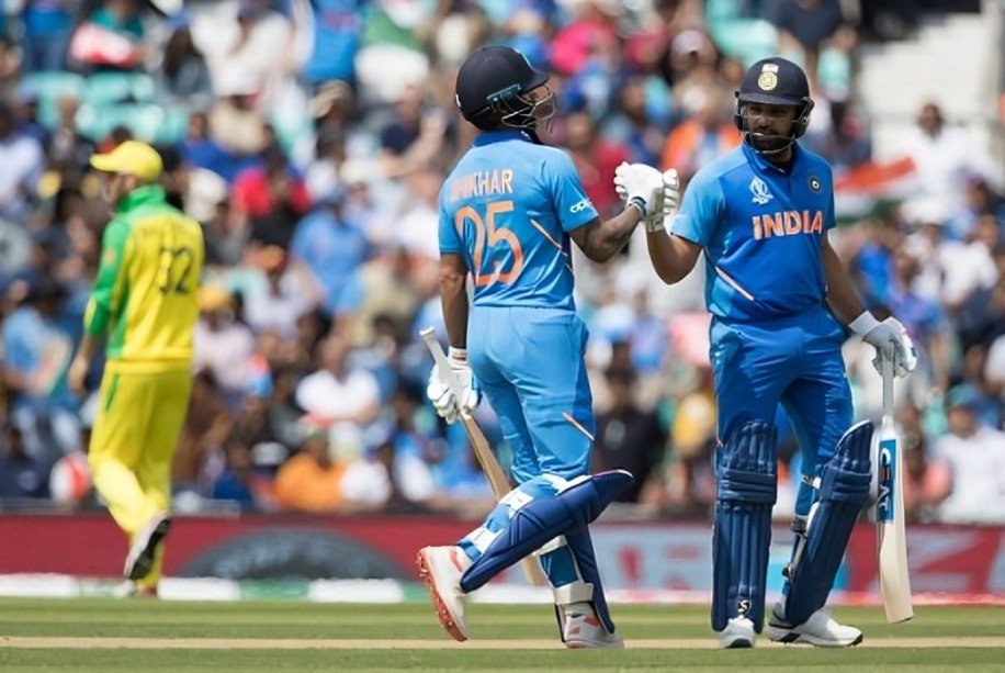 Top 5 Record Breaking Partnerships Between Rohit Sharma And Shikhar Dhawan In International Cricket 4 193 vs Australia (Mohali, 2019)