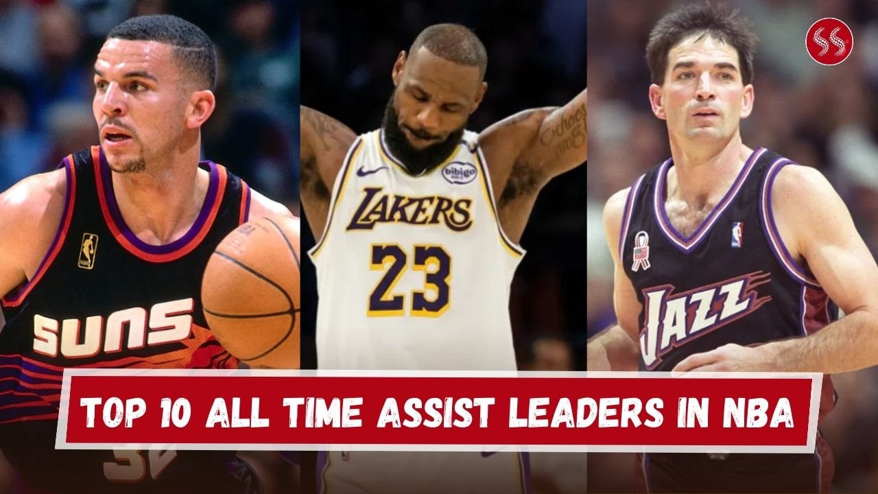 Top 10 All Time Assist Leaders in NBA