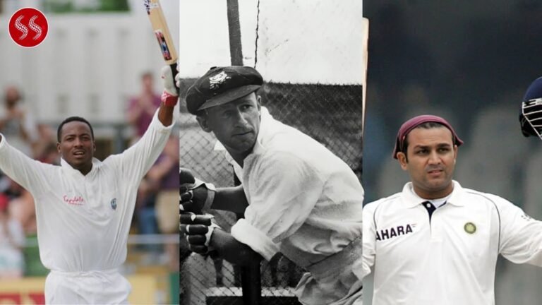 Top 10 Batsmen With Most Triple Centuries in Test Cricket