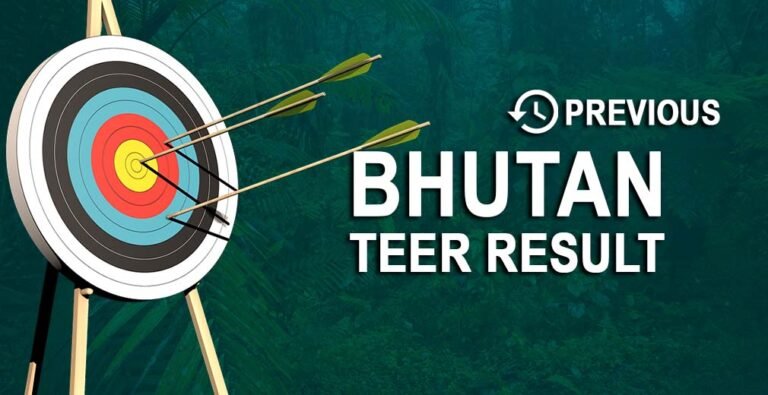 bhutan previous teer results