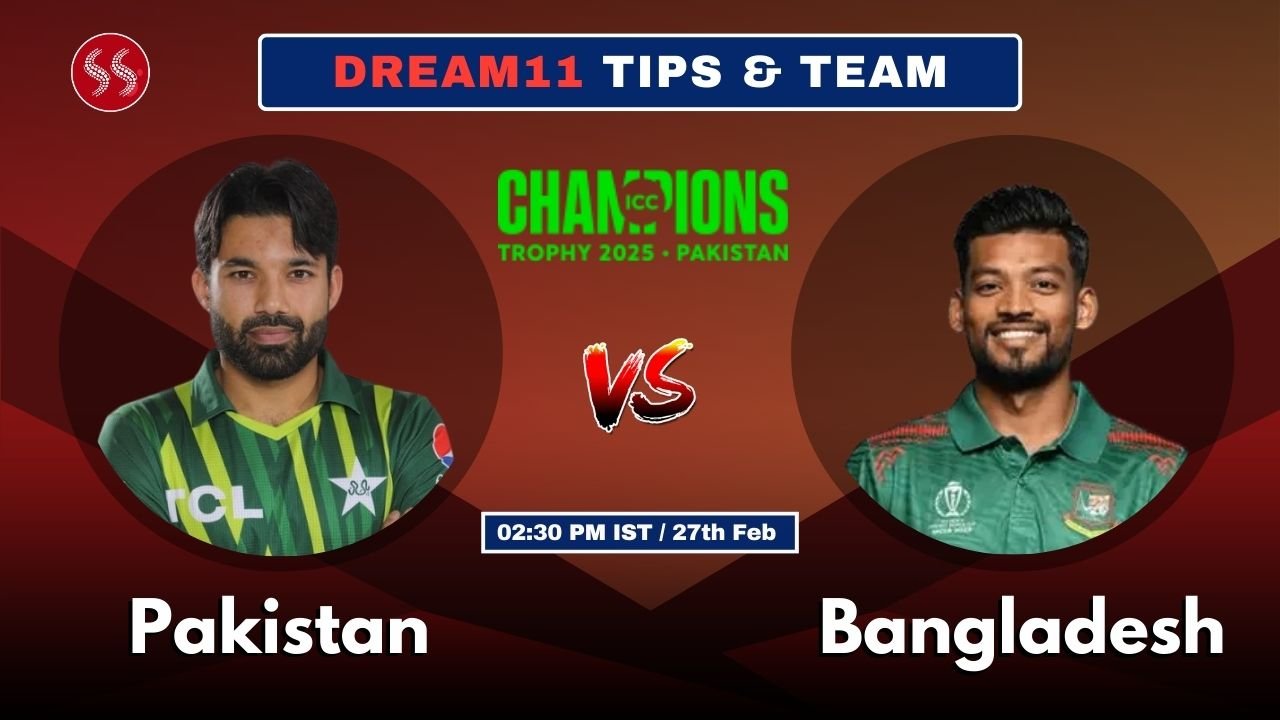 PAK vs BAN Today's Dream11 Fantasy Team