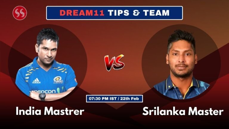 IND-M vs SL-M Today's Dream11 Fantasy Team