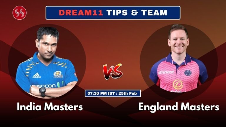INM vs ENM Today's Dream11 Fantasy Team