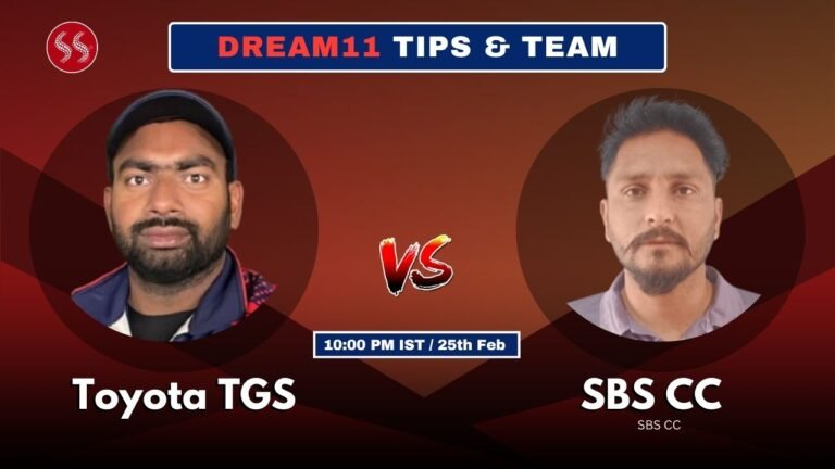 TGS vs SBS Today’s Dream11 Fantasy Team