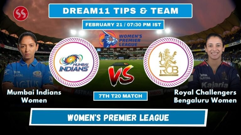 MI-W vs RCB-W Today's Dream11 Fantasy Team