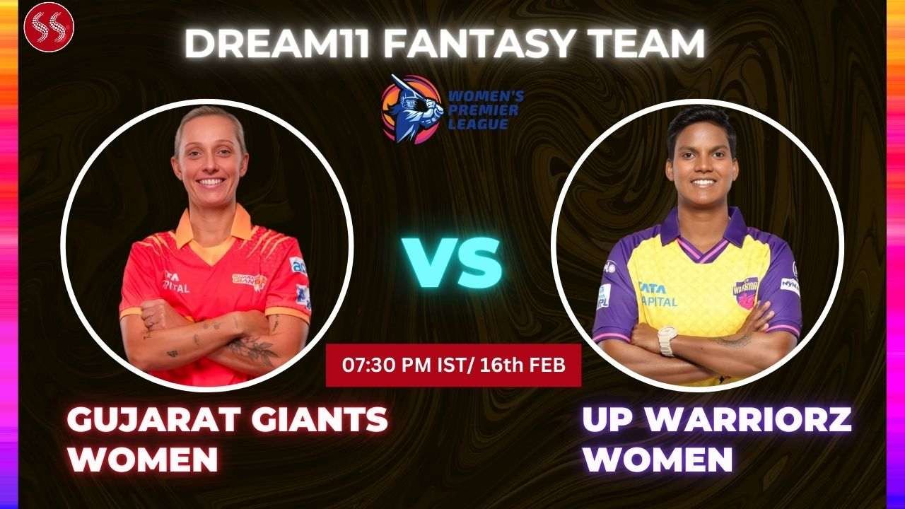 GG-W vs UPW-W Today's Dream11 Fantasy Team