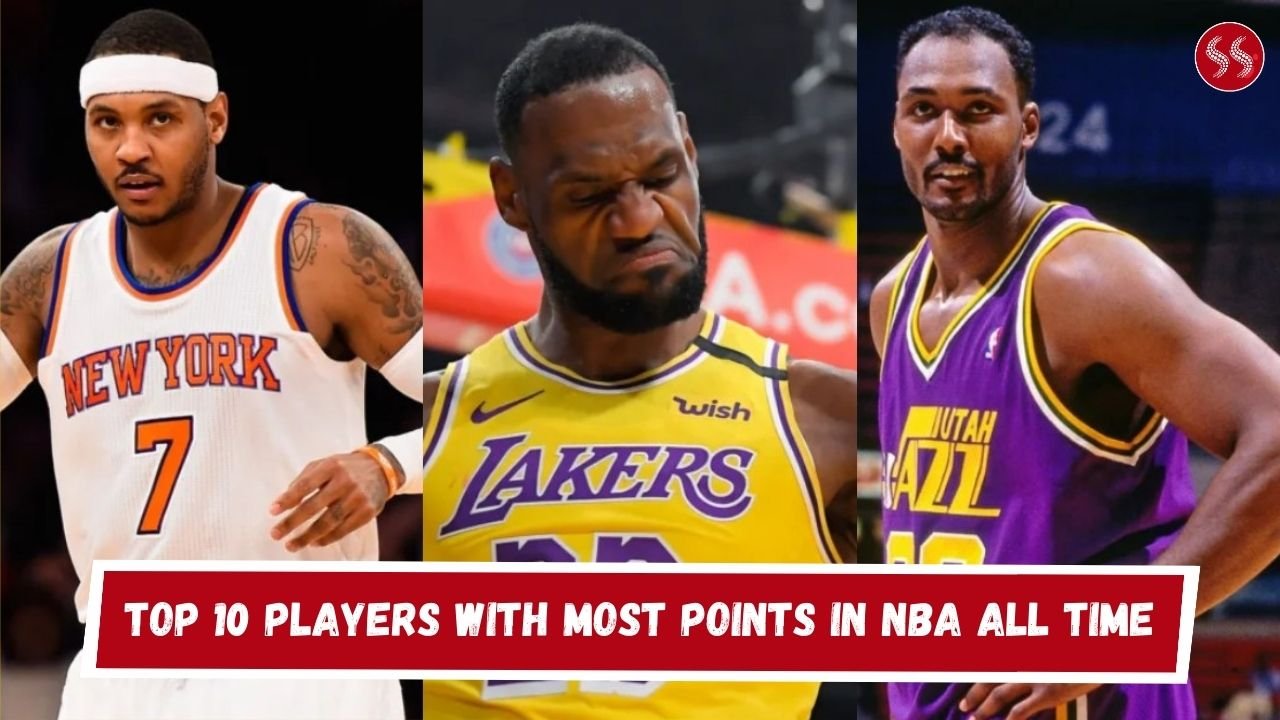 Top 10 Players with Most Points in NBA all Time