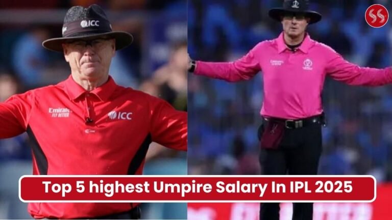 Top 5 highest Umpire Salary In IPL 2025