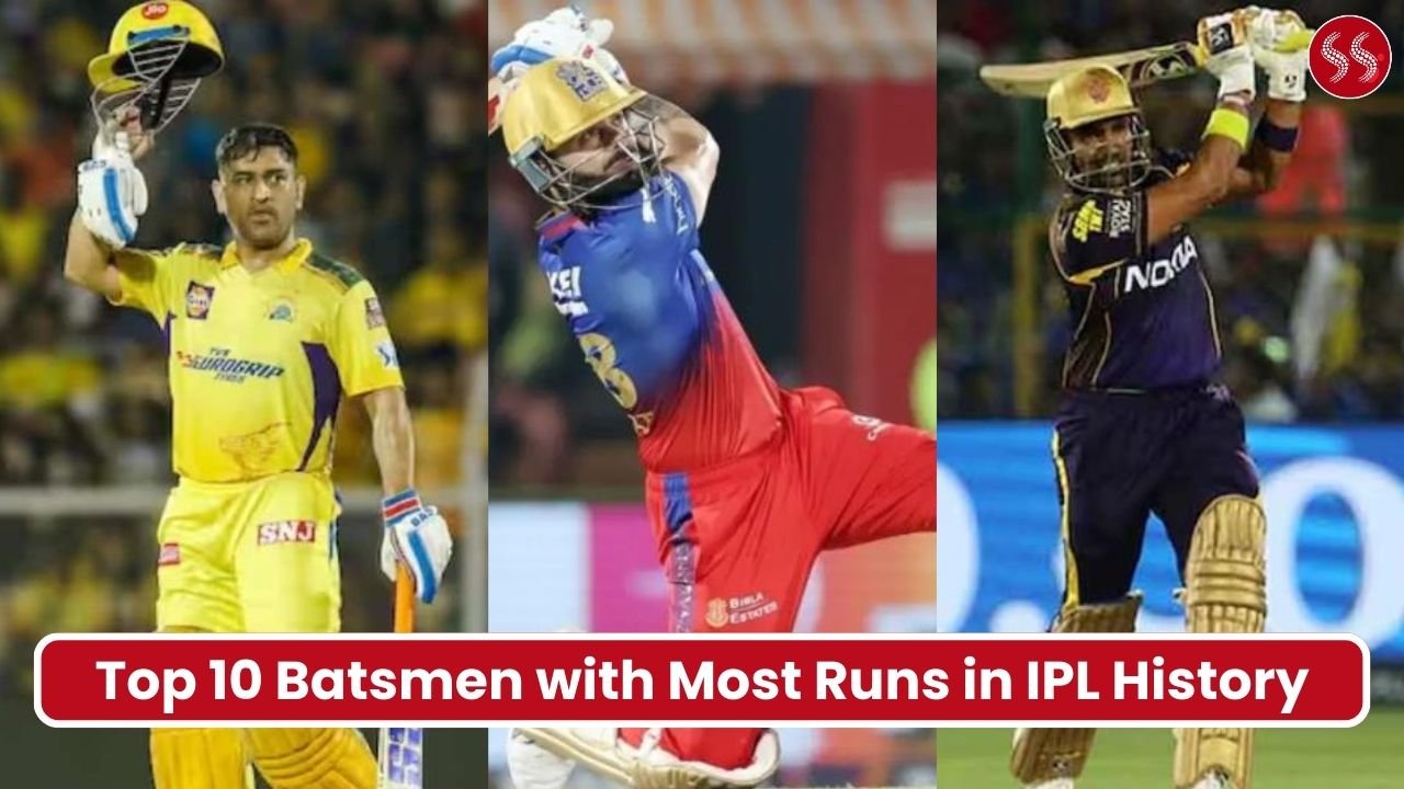Top 10 Batsmen with Most Runs in IPL History