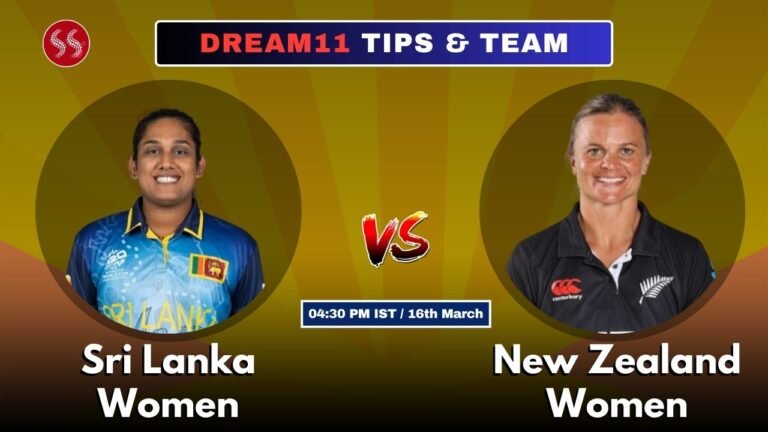 SL-W vs NZ-W Today's Dream11 Fantasy Team: 3rd T20 Match & Pitch Report
