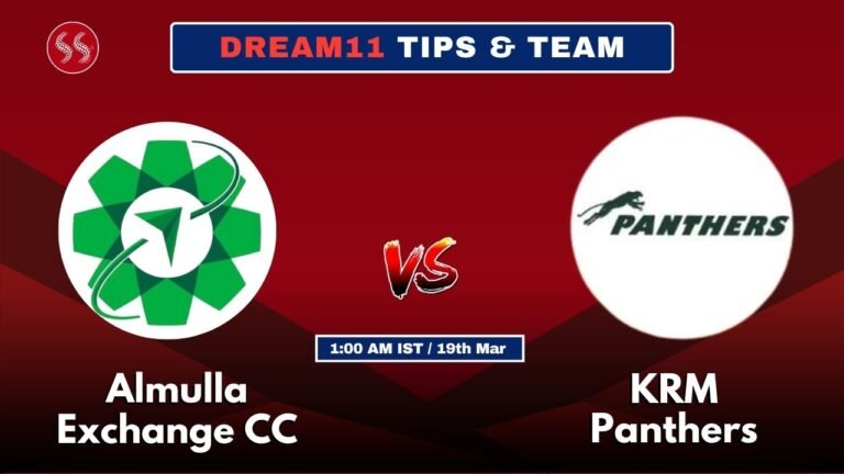AEC vs KRM Today's Dream11 Fantasy Team: 12th T10 Match & Pitch Report