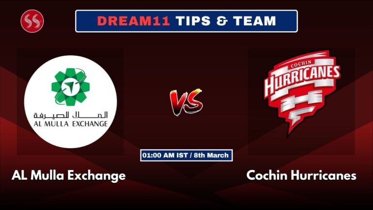 AEC vs CH Today's Dream11 Fantasy Team