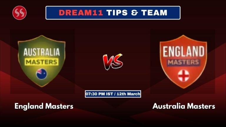ENG-M vs AUS-M Today's Dream11 Fantasy Team