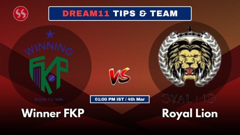 WFK vs RL Today's Dream11 Fantasy Team: Winner FKP vs Royal Lion, 4th KCC T10 Anjum Raza Shah Ramadan Trophy Match & Pitch Report