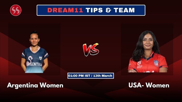 ARG-W vs USA-W Today's Dream11 Fantasy Team