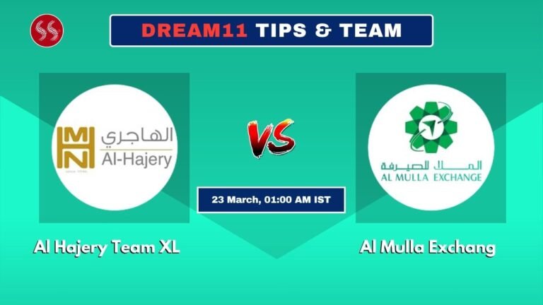 ALH vs AEC Today's Dream11 Fantasy Team