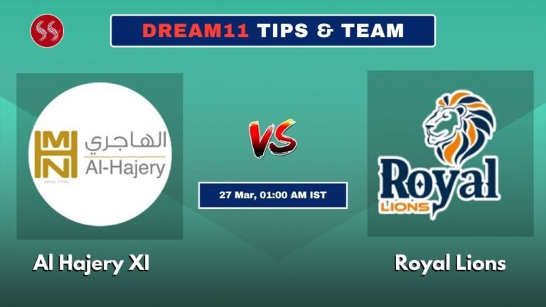 ALH vs RL Today’s Dream11 Fantasy Team