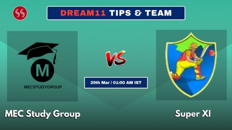 MEC vs SXI Today’s Dream11 Fantasy Team
