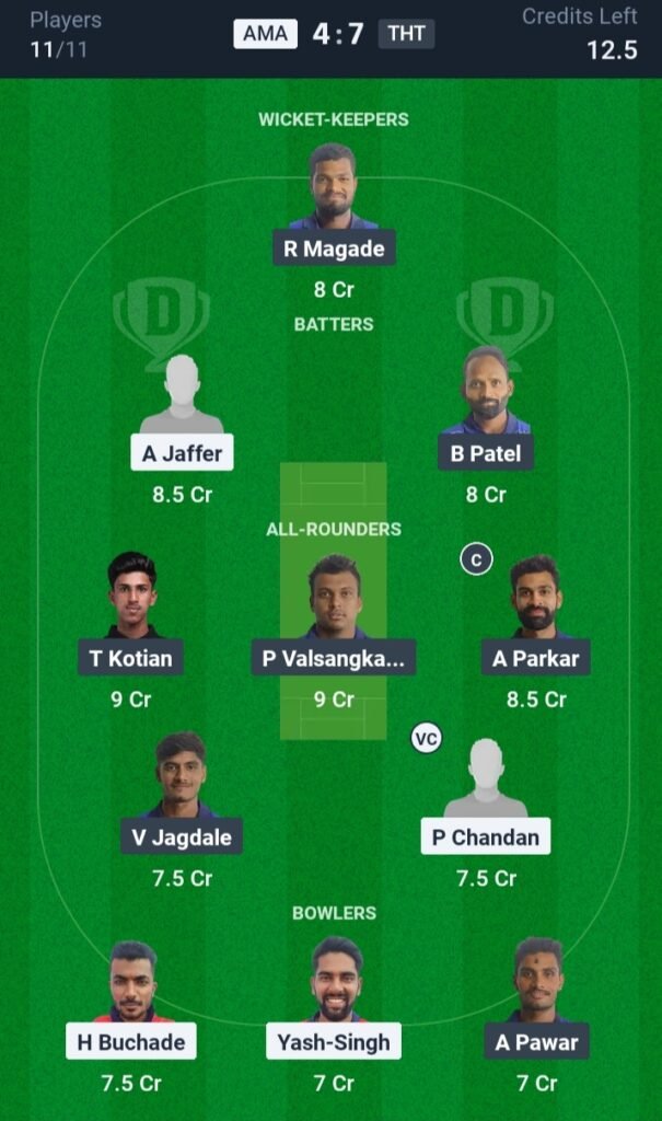 THT vs AMA Today's Dream11 Fantasy Team: 13th T20 Match & Pitch Report 3 THT vs AMA Today's Dream11 Fantasy Team: 13th T20 Match & Pitch Report