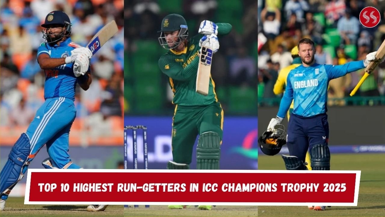 Top 10 Highest Run-Getters in ICC Champions Trophy 2025