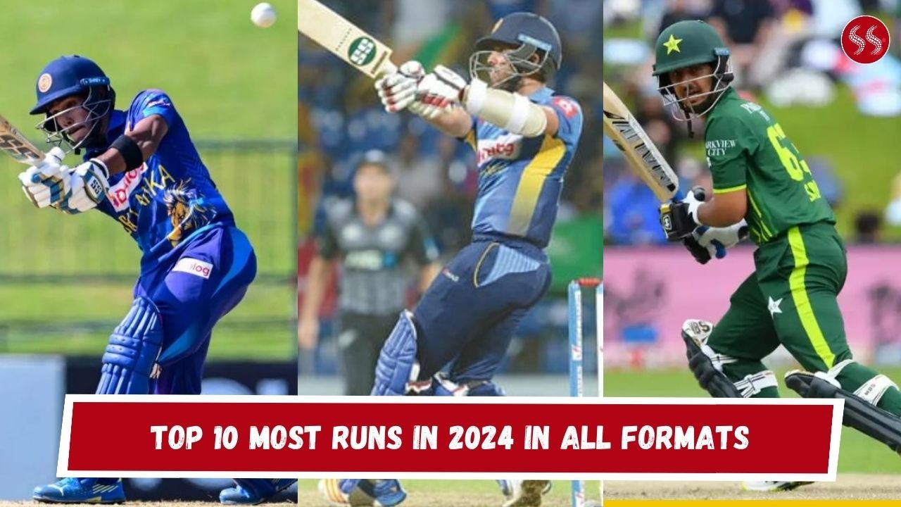 Top 10 Most Runs in 2024 in All Formats