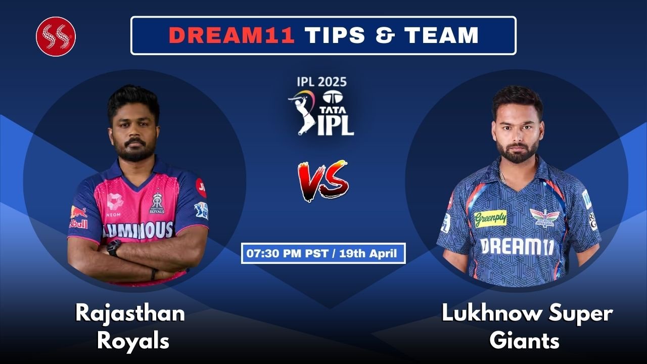 RR vs LSG Today’s Dream11 Fantasy Team