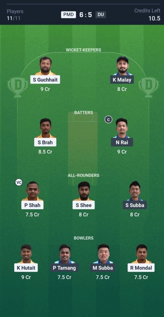 PMD vs DU Today’s Dream11 Fantasy Team: 26th T20 Match & Pitch Report 3 PMD vs DU Today’s Dream11 Fantasy Team