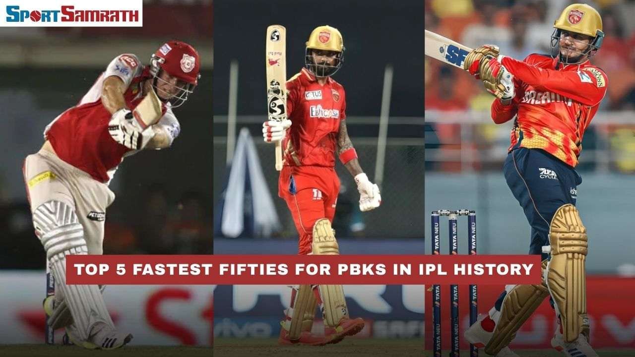 Fastest Fifties for PBKS in IPL History