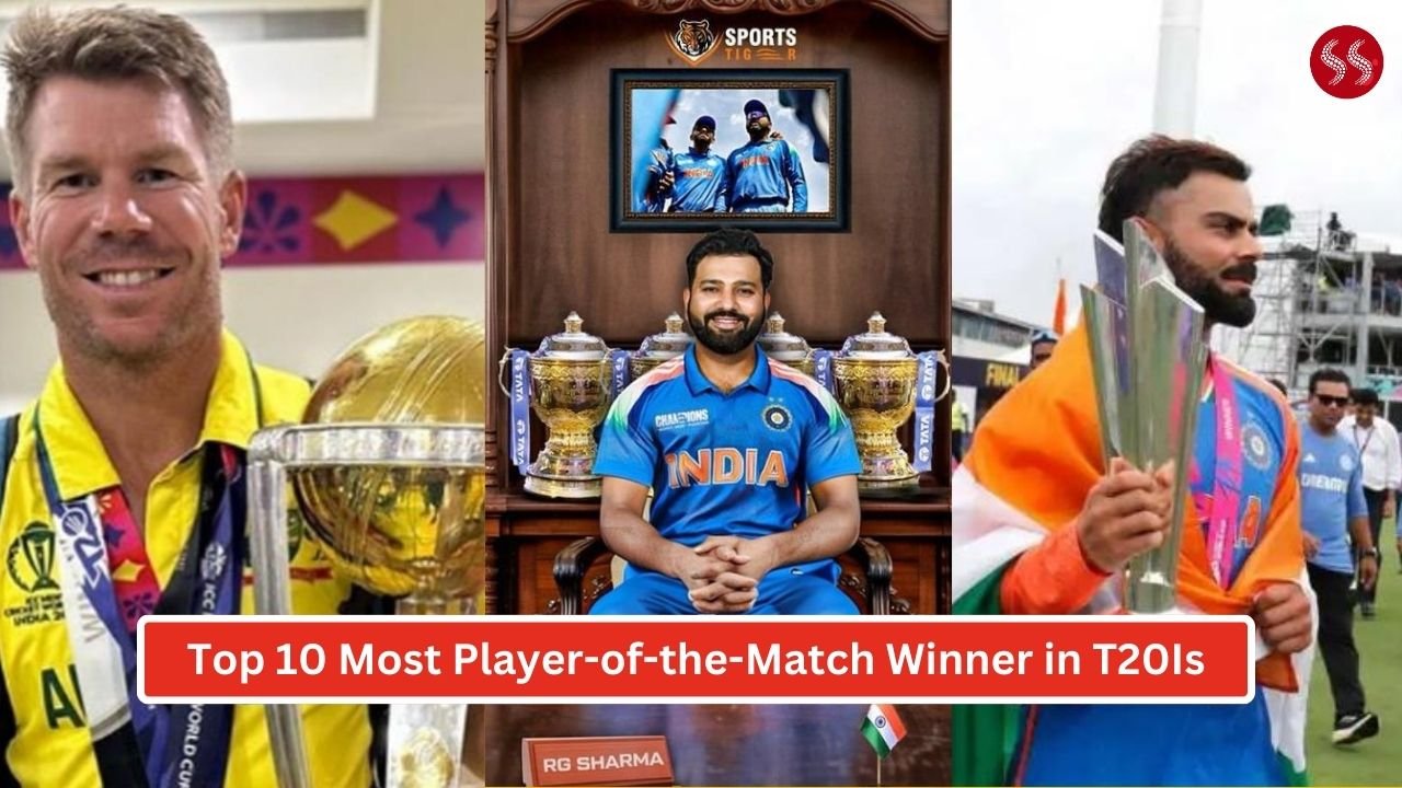 Top 10 Most Player-of-the-Match Winner in T20Is