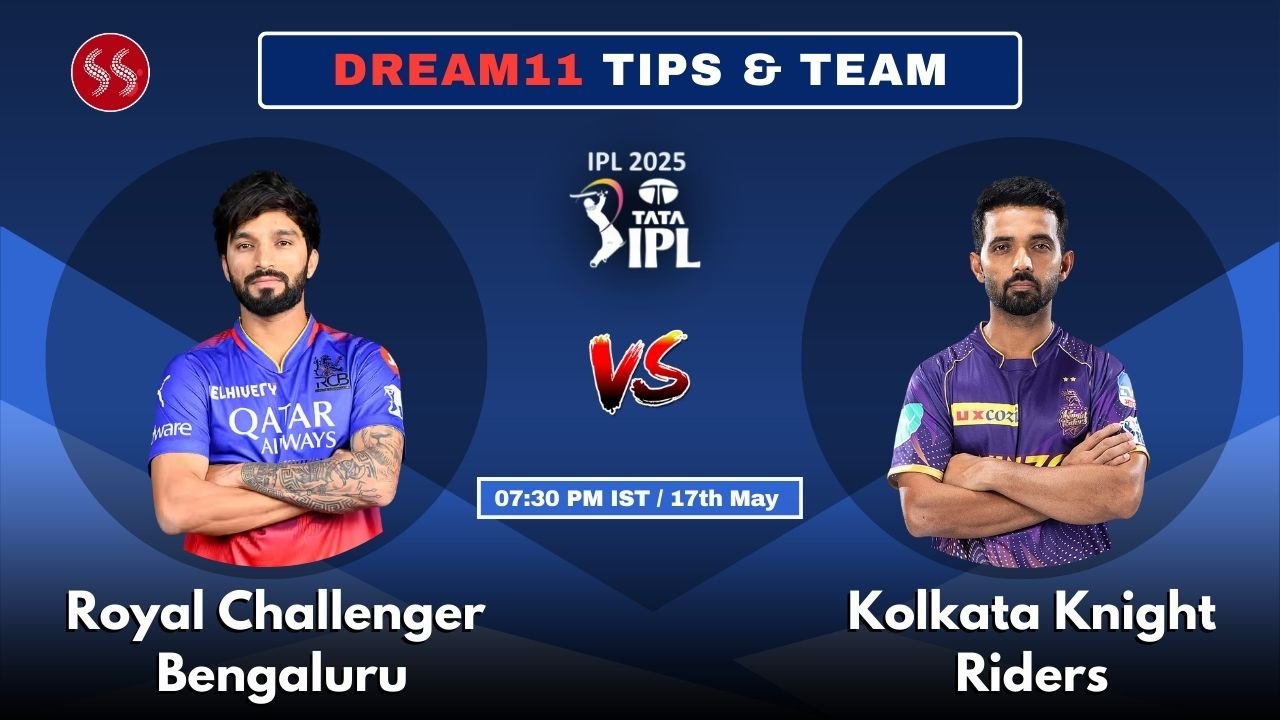 RCB vs KKR Today’s Dream11 Fantasy Team