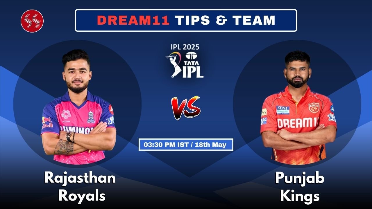RR vs PBKS Today’s Dream11 Fantasy Team