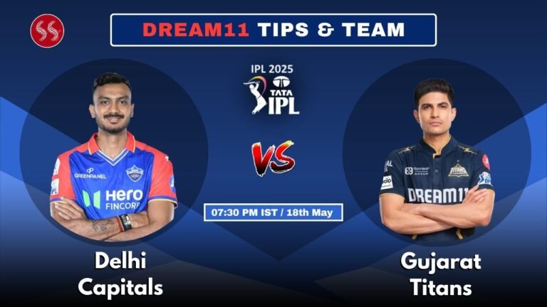 DC vs GT Today’s Dream11 Fantasy Team