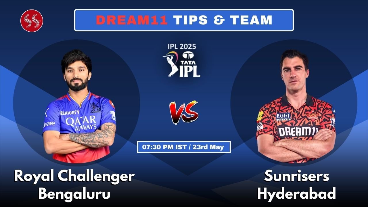 RCB vs SRH Today’s Dream11 Fantasy Team