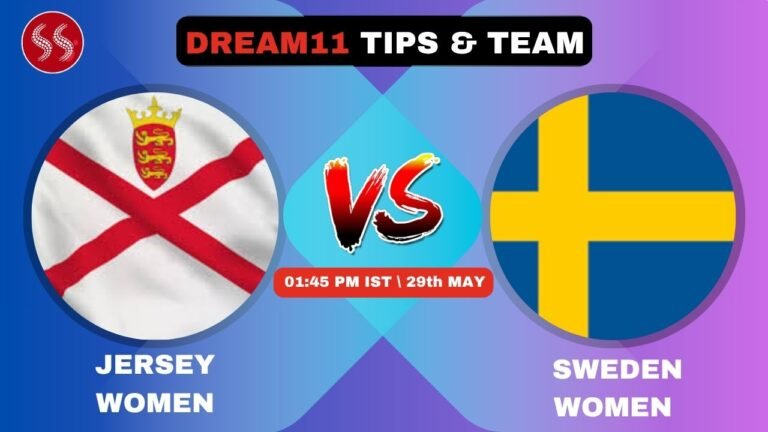 JER-W vs SWE-W Today's Dream11 Fantasy Team T20 2025