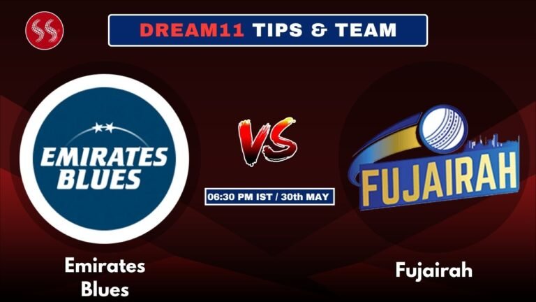 EMB vs FUJ Today’s Dream11 Fantasy Team