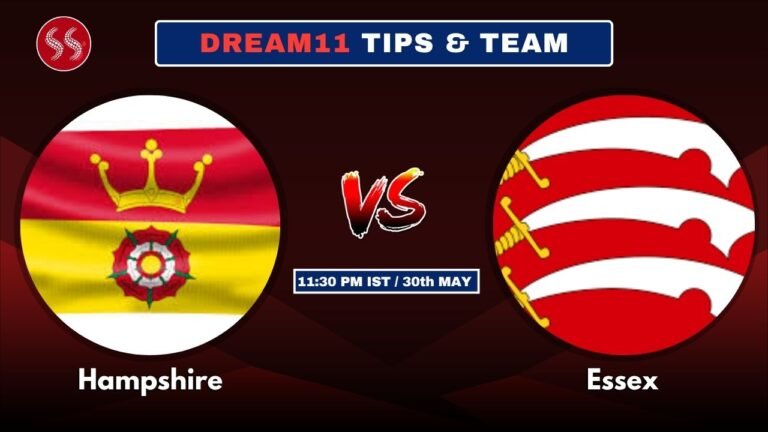 The HAM vs ESS Today’s Dream11 Fantasy Team, 4th T20 Match