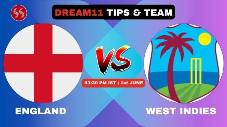 ENG VS WI Today’s Dream11 Fantasy Team: 2nd Odi 2025