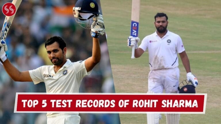 Top 5 Test Records of Rohit Sharma