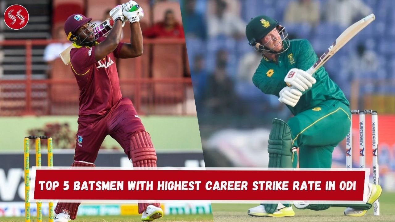 Top 5 Batsmen With Highest Career Strike Rate in ODI