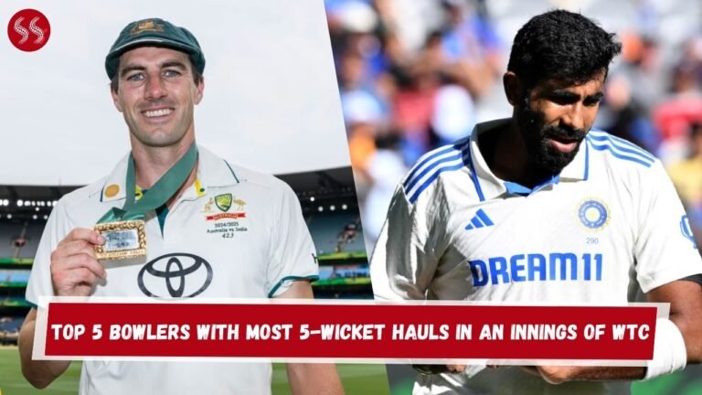 Top 5 Bowlers With Most 5-Wicket Hauls in an Innings of WTC
