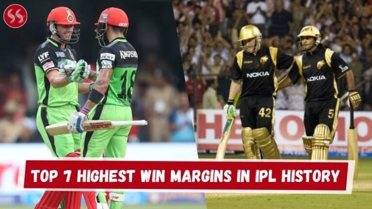 Top 7 Highest Win Margins in IPL History