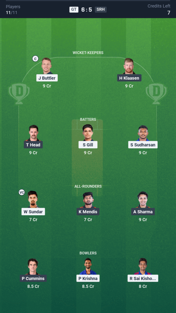 GT vs SRH Today’s Dream11 Fantasy Team: 51st T20 Match & Pitch Report 3 GT vs SRH Today’s Dream11 Fantasy Team