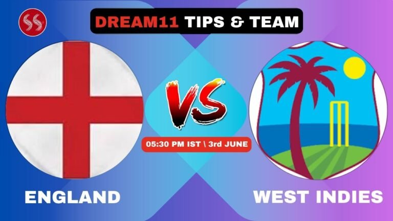 ENG VS WI Today’s Dream11 Fantasy Team: 3rd ODI 2025
