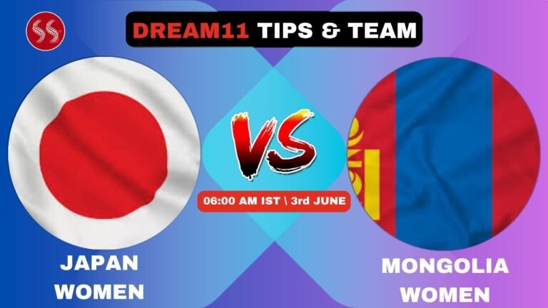 JPN-W vs MNG-W Today’s Dream11 Fantasy Team, 1st T20 2025