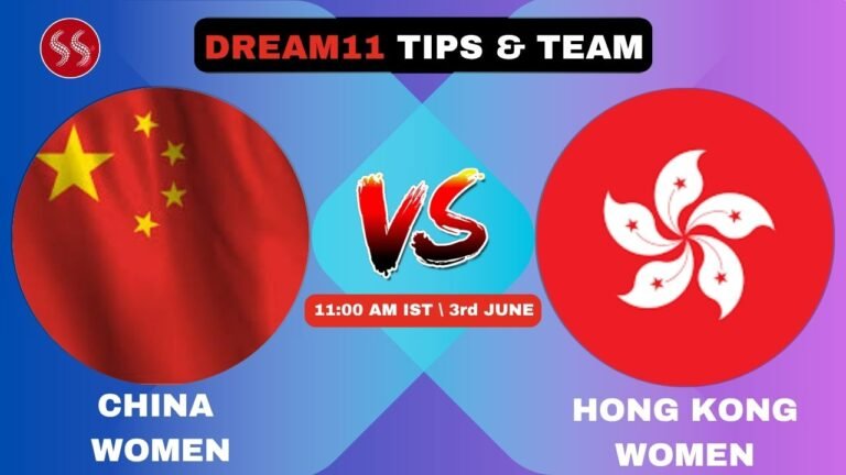 CHN-W vs HKG-W Today’s Dream11 Fantasy Team, 2nd T20 Match