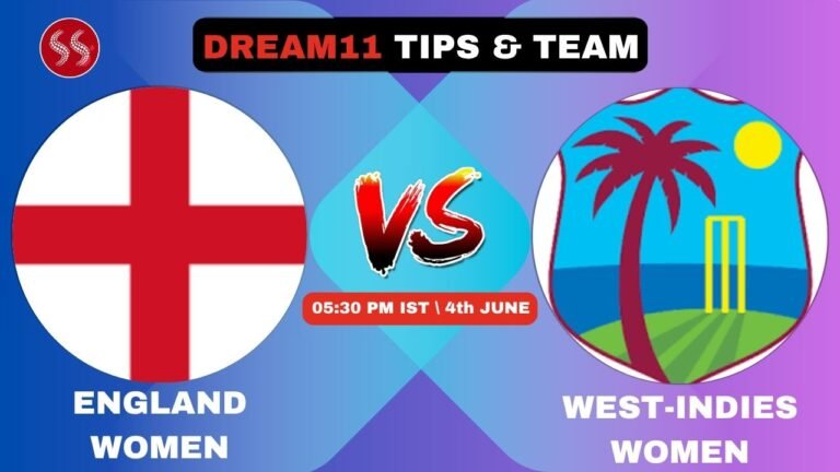 ENG-W vs WI-W Today’s Dream11 Fantasy Team, 2nd ODI Match