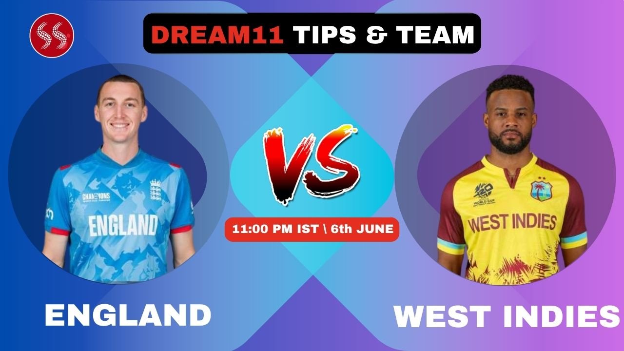ENG VS WI Today’s Dream11 Fantasy Team: 1st T20 2025