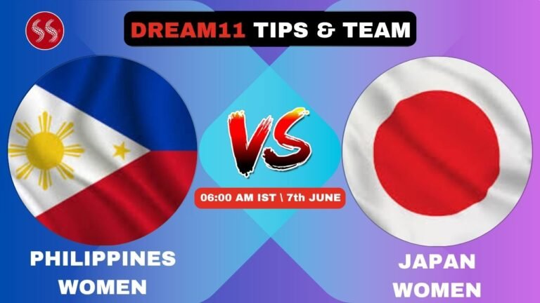 JPN-W vs PHI-W Today’s Ultimate Dream11 Fantasy Team: 9th T20 2025